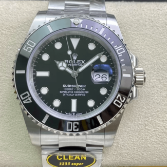 클린공장 롤렉스 신형 서브마리너 블랙 다이얼 데이트 41mm 124060