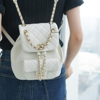 팬더샵 샤넬 22A 뉴 듀마 백 화이트