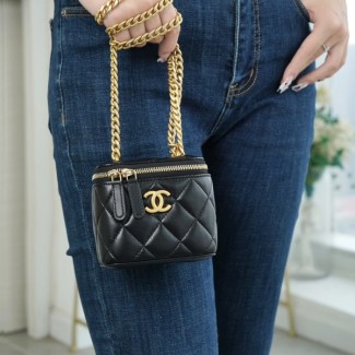 팬더샵 샤넬 골드볼 베니티 블랙