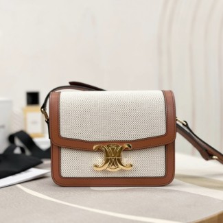 셀린느 클래식 트리오페 숄더백 화이트 스몰 188882