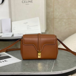셀린느 미니 소프트16 숄더백 탄 10L353
