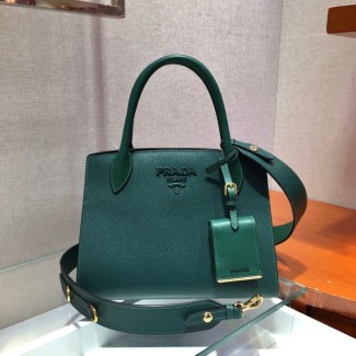 프라다 모노크롬 소형 사피아노 백 그린