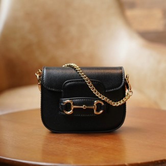 구찌 홀스빗 1955 스트릿 숄더백 블랙