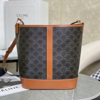 셀린느 트리오페 미디엄 버킷백 191132