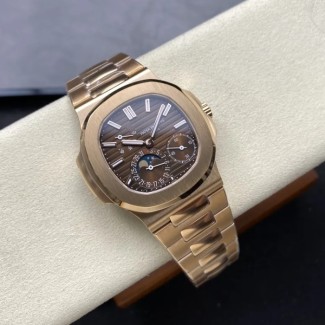 PPF공장 파텍필립 노틸러스 문페이즈 브라운 다이얼 금통 5712R