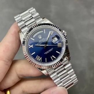 GM공장 V3 롤렉스 데이데이트 40 청판 다이얼 화이트 골드 금통 228236