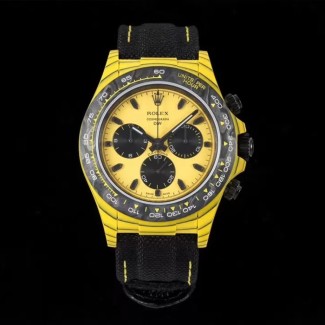 DIW공장 롤렉스 데이토나 옐로우 다이얼 카본 케이스 40mm