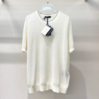 프라다 레이스업 티셔츠 옐로우