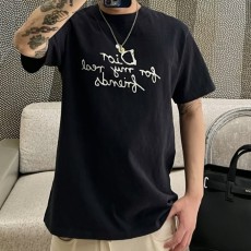 디올 앤 홀리스터 프린팅 반팔 블랙