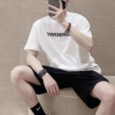 버버리 로고 코튼 티셔츠 화이트