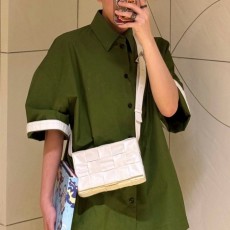 보테가베네타 그린 컴팩트 셔츠