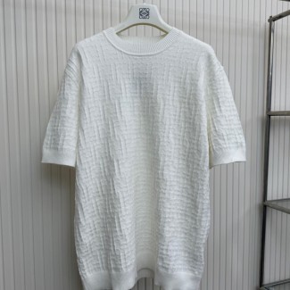 펜디 테리 코튼 티셔츠 화이트