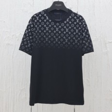 루이비통 그라디언트 코튼 티셔츠 블랙