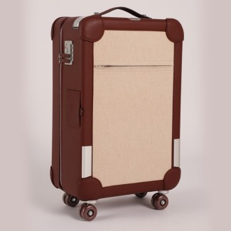 최고퀄 에르메스 R.M.S Cabin Suitcase 버건디 컬러 기내용 캐리어