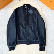 루이비통 프레피 울 가디건 블루종