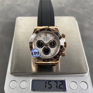 UFO공장 롤렉스 데이토나 메테오 다이얼 로즈골드 금통 러버밴드 40mm 126515